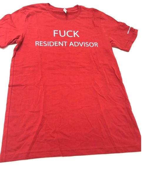 FXHE / FUCK RESIDENT ADVISOR T-SHIRTS SIZE:M