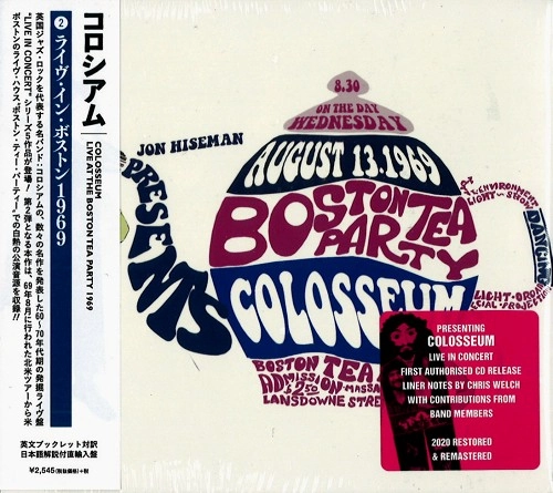 COLOSSEUM (JAZZ/PROG: UK) / コロシアム / ライヴ･イン･ボストン 1969