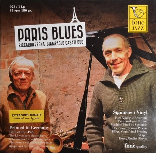 RICCARDO ZEGNA / リッカルド・ゼグナ / PARIS BLUES