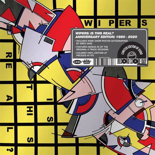 WIPERS / ワイパーズ / IS THIS REAL?-ANNIVERSARY EDITION:1980-2020 (LP+7") / IS THIS REAL?-ANNIVERSARY EDITION:1980-2020（LP+7")