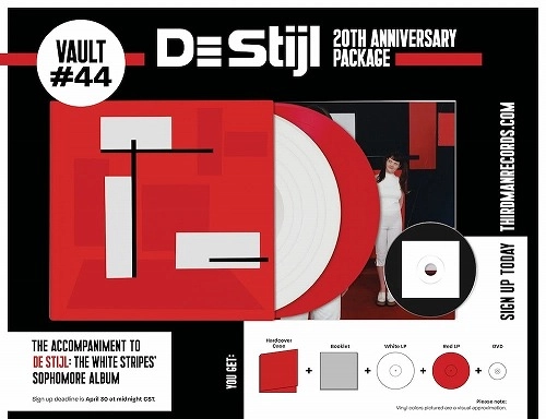WHITE STRIPES / ホワイト・ストライプス / DE STIJL XX（2LP+DVD / WHITE&RED VINYL) / DE STIJL XX (2LP+DVD/WHITE&RED VINYL)