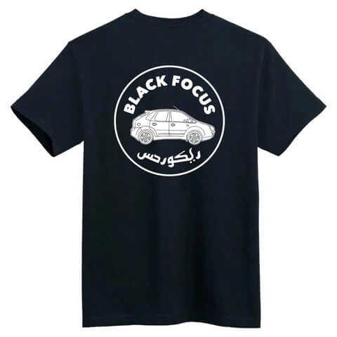 BLACK FOCUS (LABEL) / BLACK FOCUS LABEL TEE (BLACK) SIZE:M
