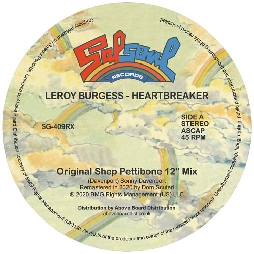 LEROY BURGESS / ルロイ・バージェス / HEARTBREAKER（MOPLEN REMIX) / HEARTBREAKER (MOPLEN REMIX)