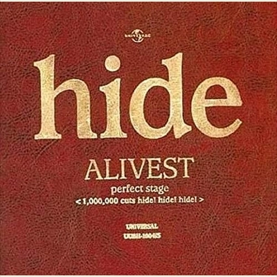 hide / "ALIVEST perfect stage<1,000,000 cuts hide!hide!hide!>(期間限定盤)"