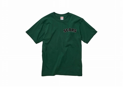 SCARS / スカーズ / SCARS logo T-SHIRTS アイビーグリーン Mサイズ