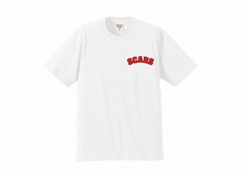 SCARS / スカーズ / SCARS logo T-SHIRTS ホワイト Mサイズ