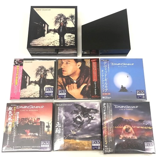 DAVID GILMOUR / デヴィッド・ギルモア / 紙ジャケット Blu-specCD2 6タイトル BOXセット（中古）