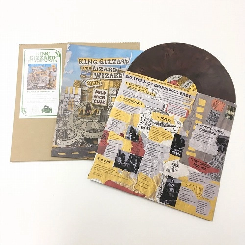 KING GIZZARD AND THE LIZARD WIZARD WITH MILD HIGH CLUB / キング・ギザード・アンド・ザ・リザード・ウィザード・ウィズ・マイルド・ハイ・クラブ / SKETCHES OF BRUNSWICK EAST (RANCID RAINWATER ECO-WAX EDITION/LRSD 2020) 