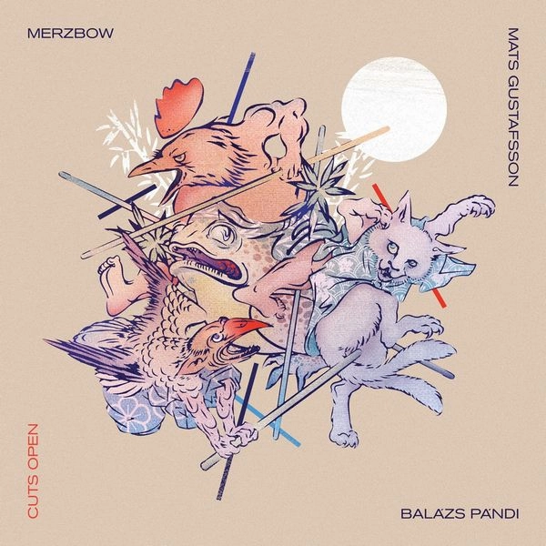 MERZBOW/MATS GUSTAFSSON/BALAZS PANDI / CUTS OPEN (2LP) / CUTS OPEN（2LP)