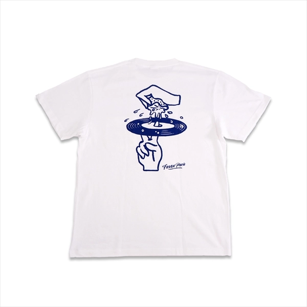 ASTROLLAGE / FRESH PACK T-shirts WHITE/NAVY SIZE:M