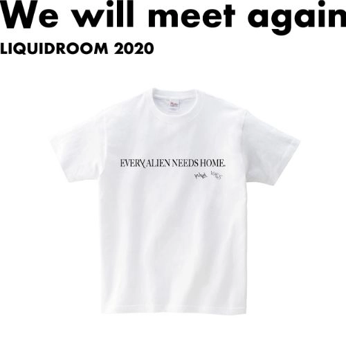 LIQUIDROOM × yahyel / EVERY ALIEN NEEDS HOME. 【WHITE】サイズ：L