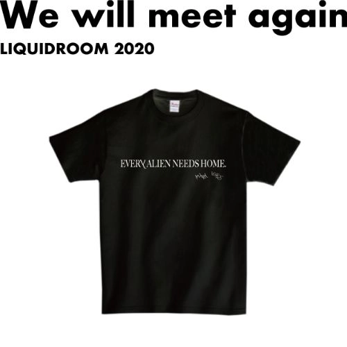 LIQUIDROOM × yahyel / EVERY ALIEN NEEDS HOME. 【BLACK】サイズ：XL