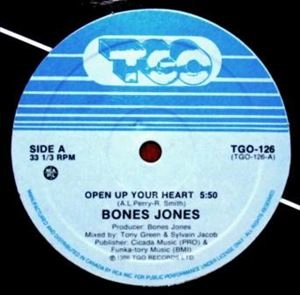 BONES JONES / OPEN UP YOUR HEART