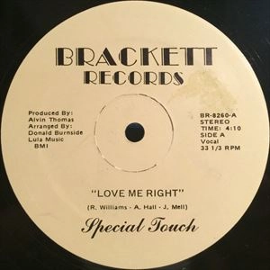 SPECIAL TOUCH (SOUL) / LOVE ME RIGHT