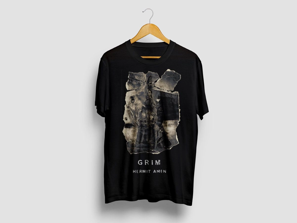 GRIM / グリム / HERMIT AMEN T-SHIRT (M)
