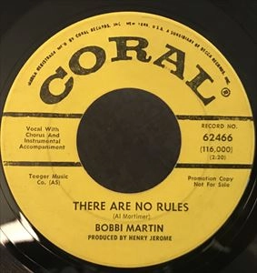 BOBBI MARTIN / THERE ARE NO RULES
