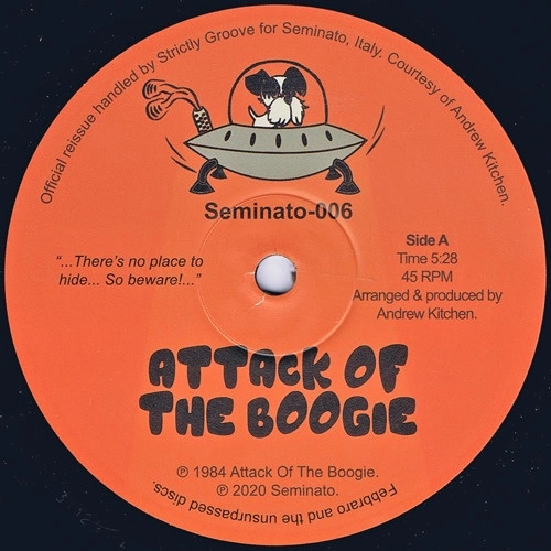 ANDREW KITCHEN / ATTACK OF THE BOOGIE
