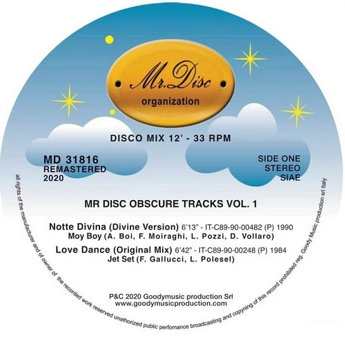 V.A. / オムニバス / MR DISC OBSCURE TRACKS VOL.1