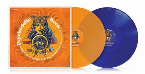 V.A. (PSYCHE) / PSYCHEDELIC ROCK : A TRIP DOWN THE ERA OF EXPERIMENTAL ROCK MUSIC (TRANSPARENT ORANGE/BLUE COLOURED VINYL 2LP)
