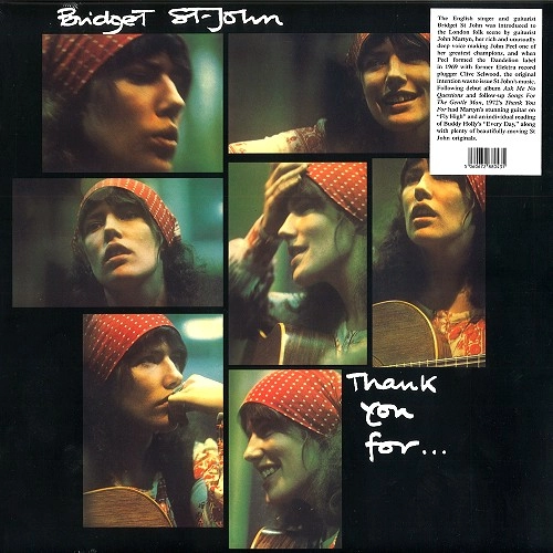 BRIDGET ST. JOHN / ブリジット・セント・ジョン / THANK YOU FOR: 180G LIMITED VINYL