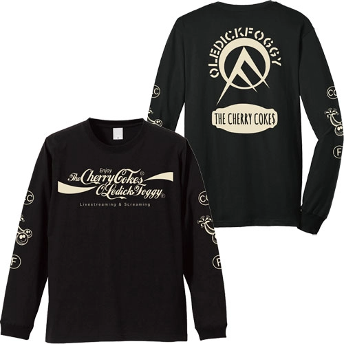 OLEDICKFOGGY&THE CHERRY COKE$ / Long Sleeve Shirts Black M