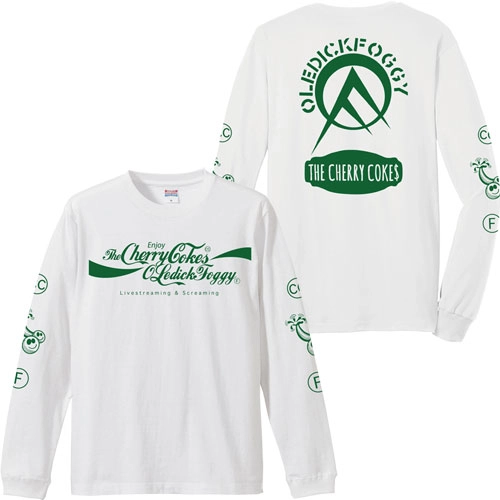 OLEDICKFOGGY&THE CHERRY COKE$ / Long Sleeve Shirts White S