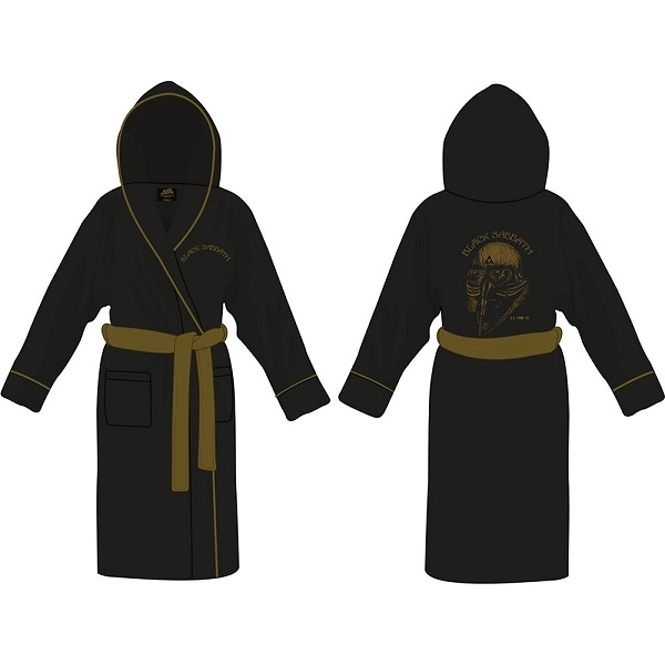 BLACK SABBATH / ブラック・サバス / US TOUR 78 BLACK FLEECE BATHROBE MEDIUM / LARGE