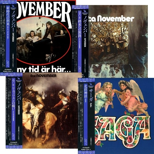 NOVEMBER / ノヴェンバー / 紙ジャケット CD 4タイトル まとめ買いセット