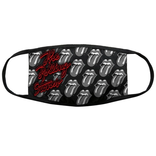 ROLLING STONES / ローリング・ストーンズ / ROLLING STONES B&W TONGUES FACE COVERINGS
