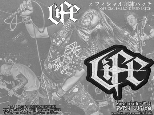 LIFE (JPN/PUNK) / Life Crust オフィシャル刺繍パッチ