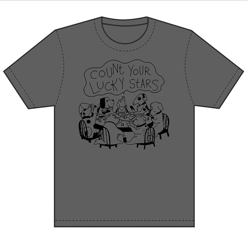 COUNT YOUR LUCKY STARS (LABEL) / XL/DOGS PLAYING EUROS