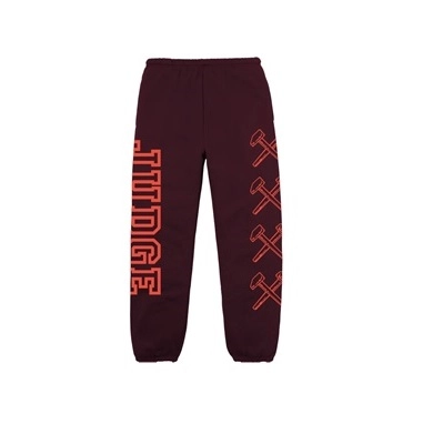 JUDGE / ジャッジ / L/MAROON/SWEATPANTS
