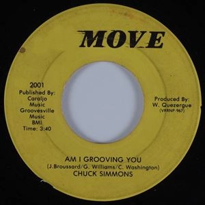CHUCK SIMMONS / チャック・シモンズ / AM I GROOVING YOU