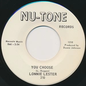 LONNIE LESTER / ロニー・レスター / YOU CHOOSE