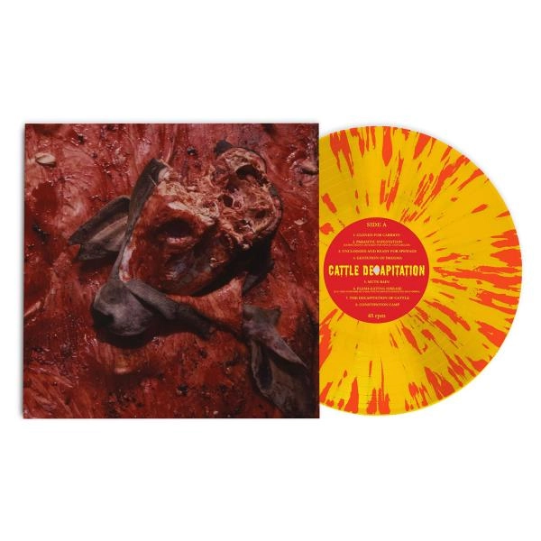 CATTLE DECAPITATION / キャトル・デカピテイション / HUMAN JERKY (RED/YELLOW SPLATTER VINYL)