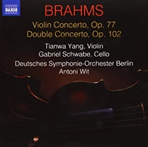 TIANWA YANG / ティアンワ・ヤン / ブラームス:ヴァイオリン協奏曲 / 二重協奏曲 / BRAHMS:VIOLIN CONCERT