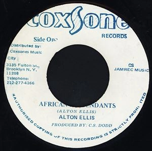ALTON ELLIS / アルトン・エリス / AFRICAN DESCENDANTS