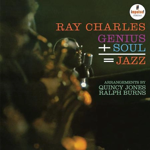 レイ・チャールズ　ジーニアス+ソウル＝ジャズ　アコースティック・サウンズ　LP GENIUS + SOUL = JAZZ / RAY CHARLES / レイ・チャールズ / Verve/UMe