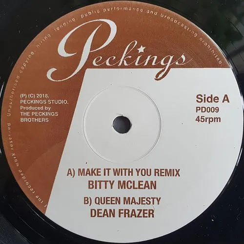 BITTY MCLEAN / ビティー・マクリーン / MAKE IT WITH YOU REMIX
