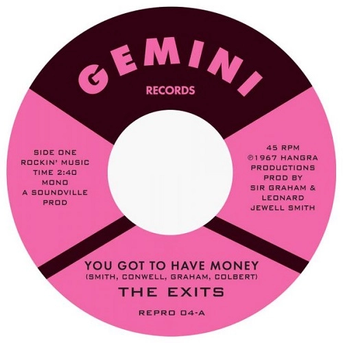 EXITS / イグジッツ / YOU GOT TO HAVE MONEY / UNDER THE STREET LAMP