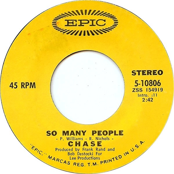 CHASE / チェイス / SO MANY PEOPLE