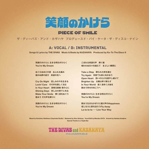 THE DIVAS and KAZAHAYA / 笑顔のかけら（Piece Of Smile）