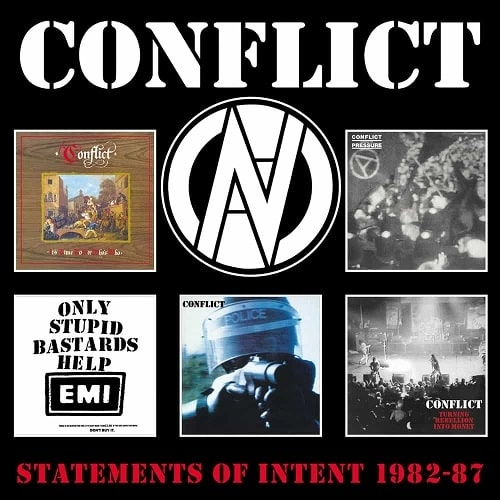 CONFLICT (PUNK) / コンフリクト / STATEMENTS OF INTENT 1982-87: 5CD CLAMSHELL BOX（5CD/国内仕様盤）