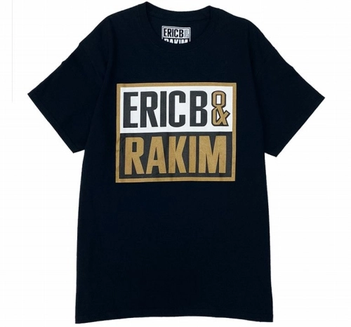 RAP TEES / ERIC B & RAKIM LOGO S/S TEE (BLACK L)