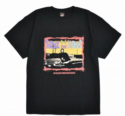 RAP TEES / BOYZ N THE HOOD ICE CUBE S/S TEE (BLACK M)