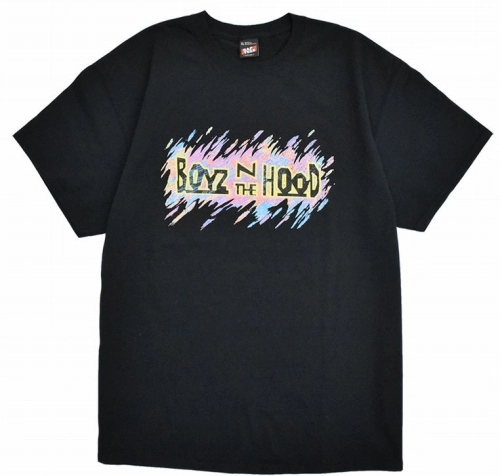 RAP TEES / BOYZ N THE HOOD LOGO 2 S/S TEE (BLACK M)