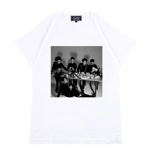 HILLBILLY BOPS / ヒルビリー・バップス / XL / Amplifier"HILLBILLY BOPS"TEE design A (WHITE)