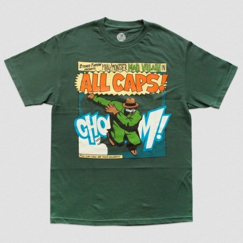 MADVILLAIN / ALL CAPS! T-SHIRT (GREEN SIZE M)
