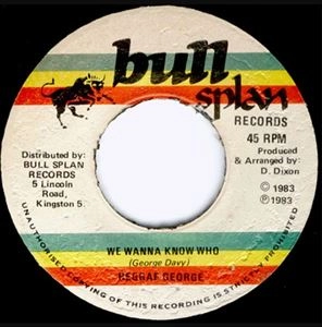 REGGAE GEORGE / WE WANNA KNOW WHO
