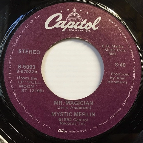 MYSTIC MERLIN / ミスティック・メルリン / MR MAGICIAN